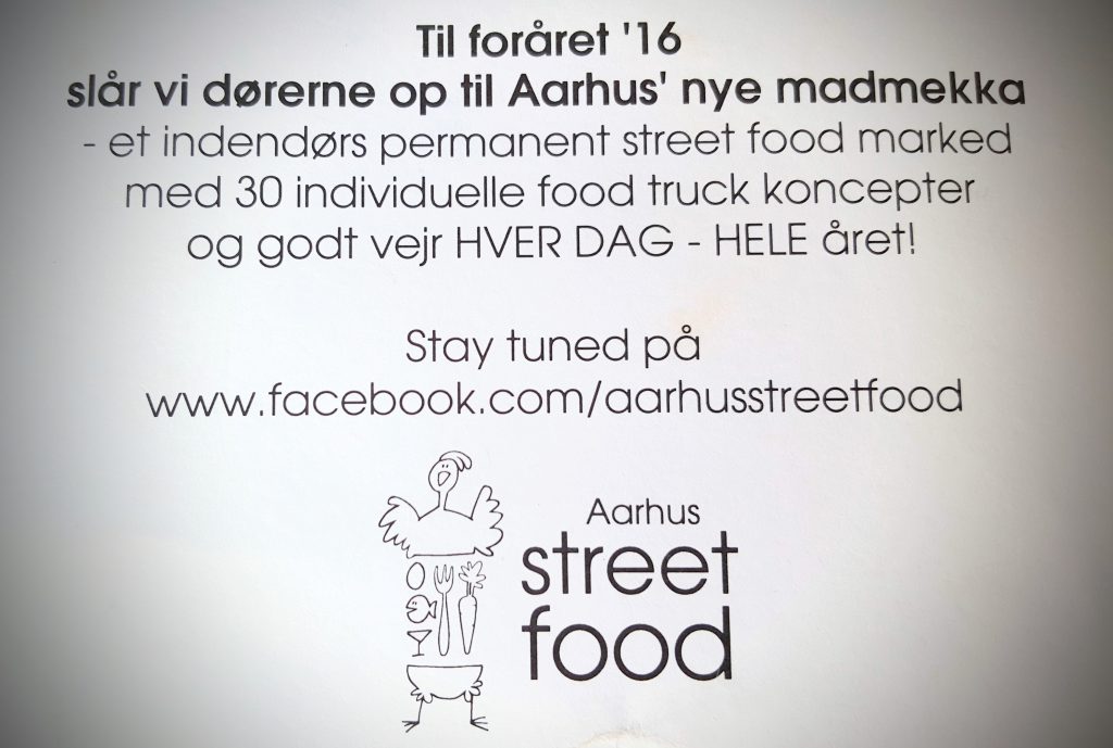 Flyer; Aarhus Street Food åbner til foråret 2016