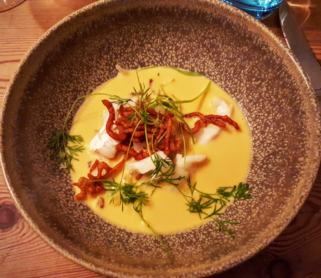 LÆSØHUMMER & FISK FRA VESTERHAVET; Smag På Byen Aarhus 2016 ved Restaurant Skovmøllen indlæg