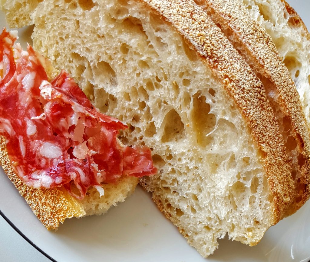 Mor Anna durumbrød og fransk salami; Gourmetbagere i Aarhus indlæg